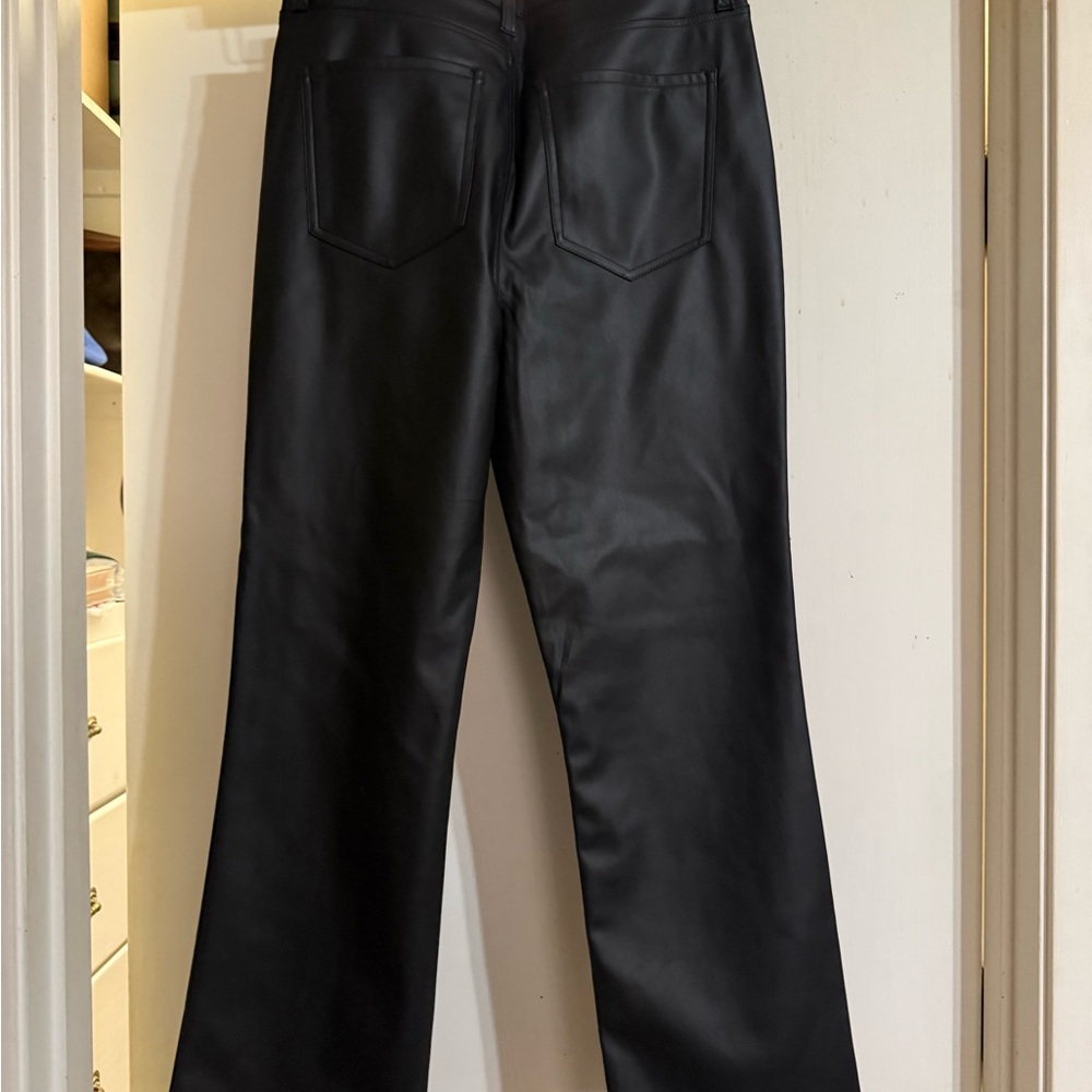 NWT Daze brand Black Faux Leather Pants